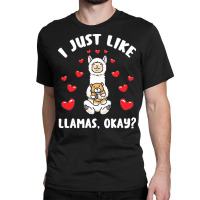 Llama Gift T  Shirt Llama Stuffed Animal Kawaii Lama Camel Alpaca Llam Classic T-shirt | Artistshot