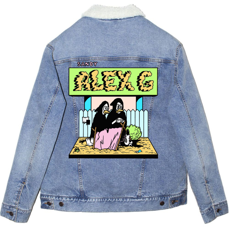 Alex G Unisex Sherpa-Lined Denim Jacket by viickybubolzw | Artistshot