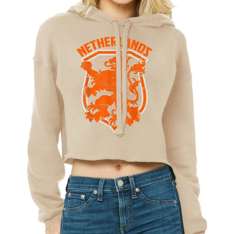 Netherlands Tshirt Holland Dutch Amsterdam Nederland Dutch T Shirt Cropped Hoodie by wiltoban | Artistshot