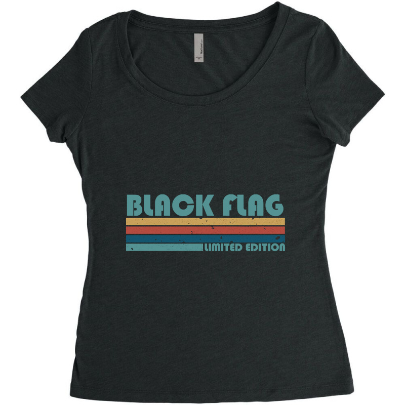 Proud Limited Edition Flag Name Personalized Retro Styles Women's Triblend Scoop T-shirt by saddestrent378 | Artistshot