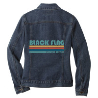 Proud Limited Edition Flag Name Personalized Retro Styles Ladies Denim Jacket | Artistshot