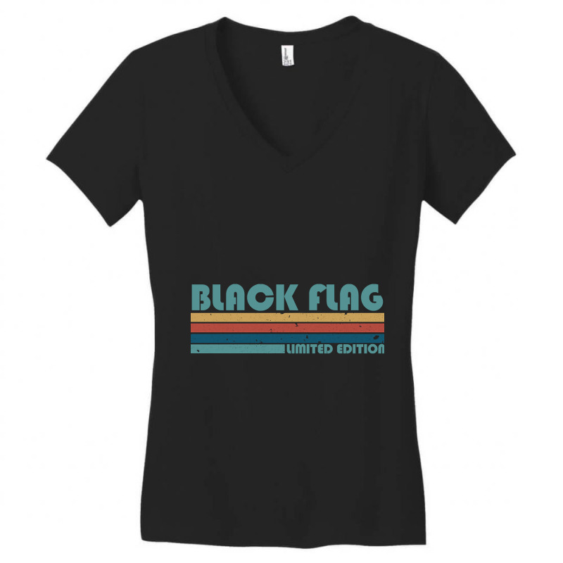 Proud Limited Edition Flag Name Personalized Retro Styles Women's V-Neck T-Shirt by saddestrent378 | Artistshot