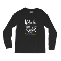 World Down Syndrome Day T Shirt Rock Your Socks Awareness Long Sleeve Shirts | Artistshot