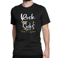 World Down Syndrome Day T Shirt Rock Your Socks Awareness Classic T-shirt | Artistshot