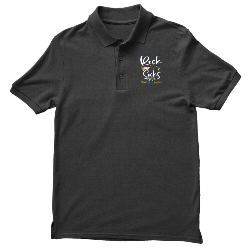 World Down Syndrome Day T Shirt Rock Your Socks Awareness Men's Polo Shirt | Artistshot