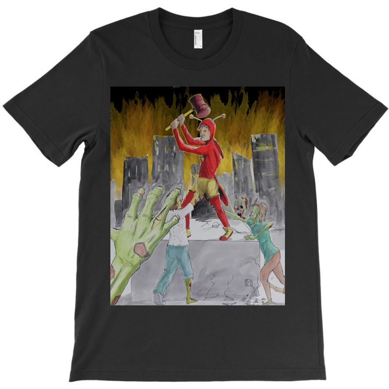 Chapulin Colorado Vs. The Zombies T-shirt | Artistshot