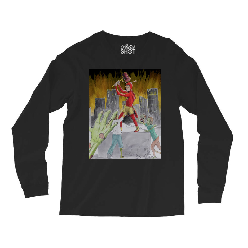 Chapulin Colorado Vs. The Zombies Long Sleeve Shirts | Artistshot