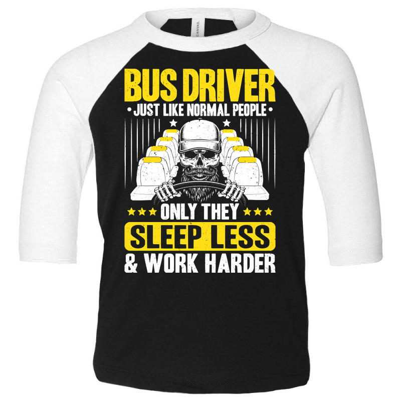 Bus Driver Busman School Bus Driver Coach Driver-uyy2z Toddler 3/4 Sleeve Tee | Artistshot