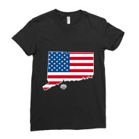 Connecticut Made In The Usa Ladies Fitted T-shirt | Artistshot