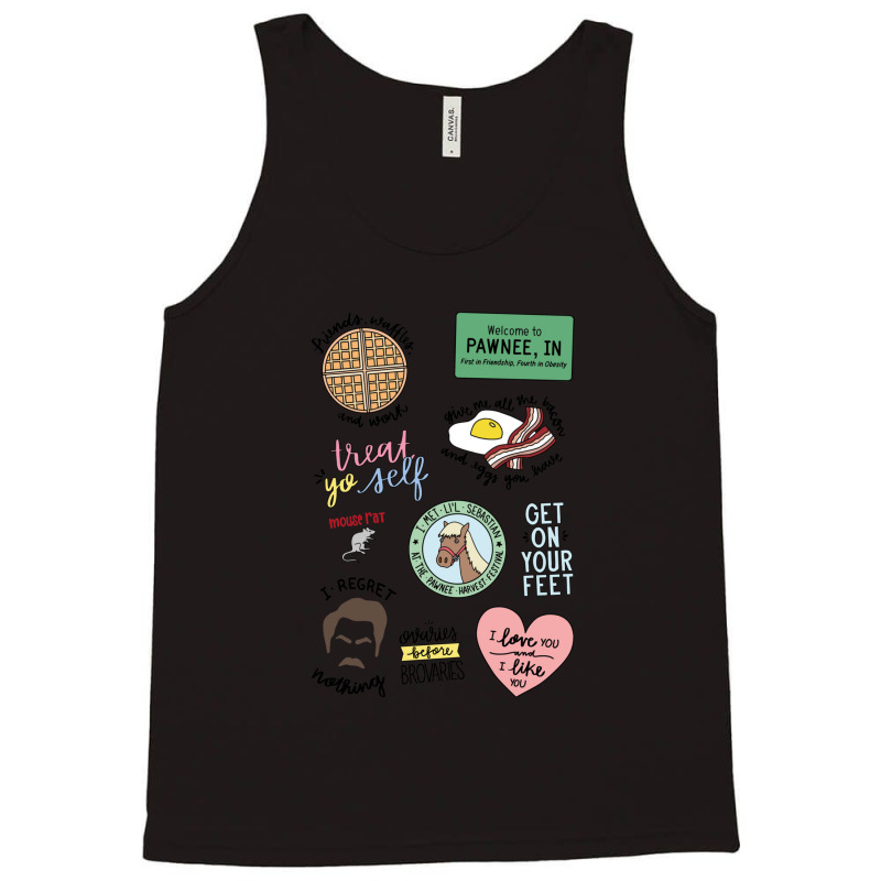 Parks And Recreation Tv Show Art Tank Top by PatrickDougherty | Artistshot