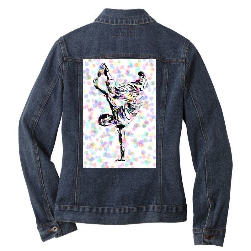 Break Down Ladies Denim Jacket by TJR | Artistshot