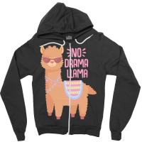 Llama Lover T  Shirt No Probellama T  Shirt Zipper Hoodie | Artistshot