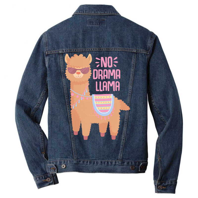 Llama Lover T  Shirt No Probellama T  Shirt Men Denim Jacket | Artistshot