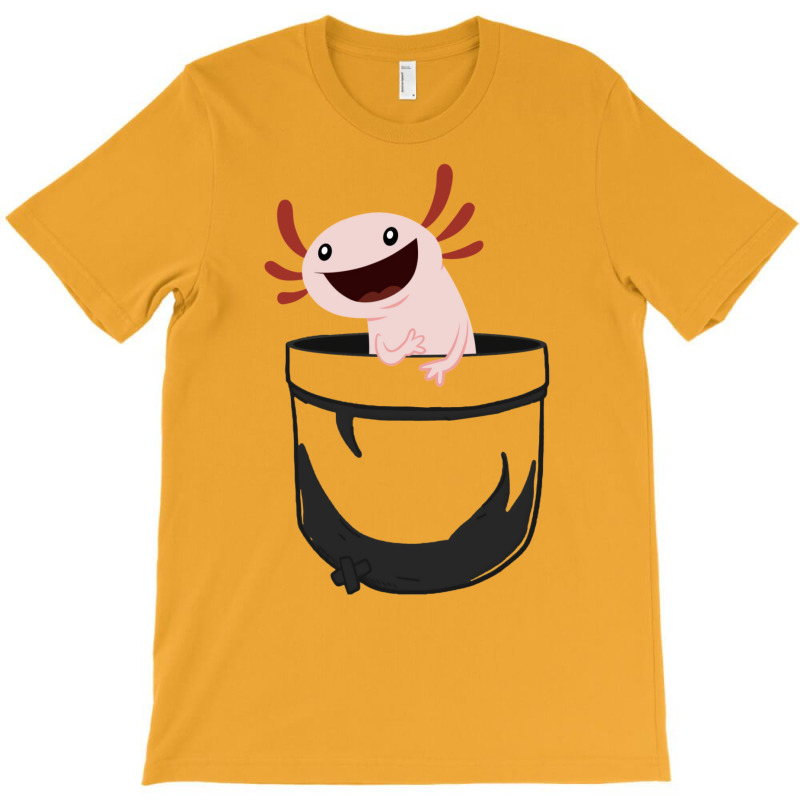 Axolotl In Pocket Kids Aesthetic T-Shirt by halmanmstmp | Artistshot