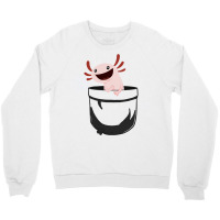 Axolotl In Pocket Kids Aesthetic Crewneck Sweatshirt | Artistshot