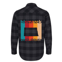 Bismarck North Dakota Retro Flannel Shirt | Artistshot