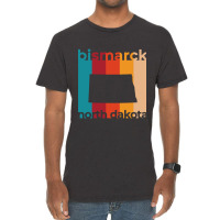 Bismarck North Dakota Retro Vintage T-shirt | Artistshot