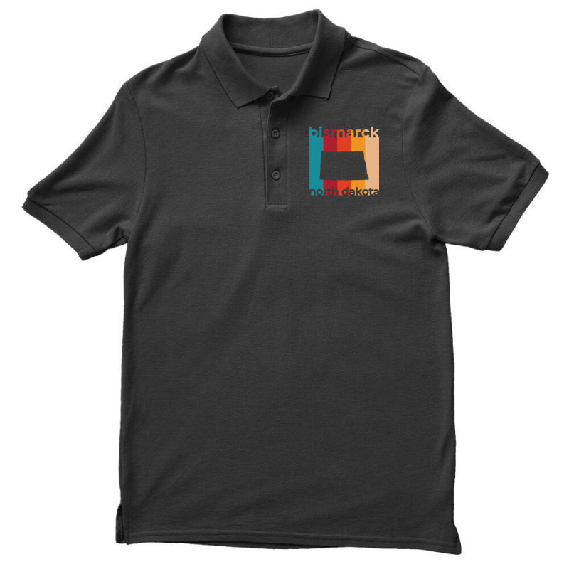 Bismarck North Dakota Retro Men's Polo Shirt | Artistshot