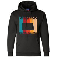 Bismarck North Dakota Retro Champion Hoodie | Artistshot