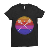 Lacrosse Funny Lax-to0gu Ladies Fitted T-shirt | Artistshot