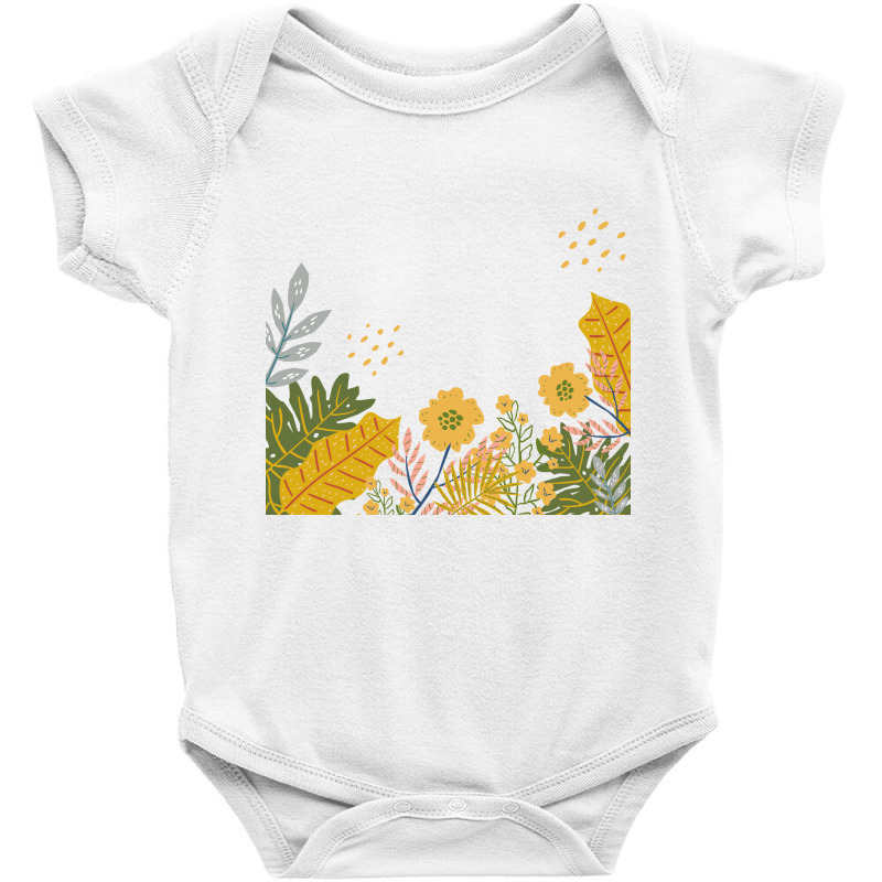 Aesthetic Floral Baby Bodysuit | Artistshot