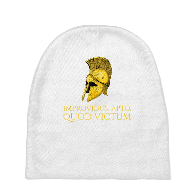 Motivational Latin Proverb   Improvidus, Apto, Quod Victum T Shirt Baby Beanies by veroniquetour3tz | Artistshot