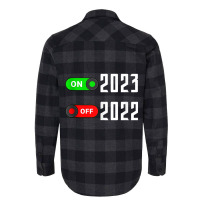 Funny Turn Off 2022 Turn On 2023 Happy New Year Tank Top Flannel Shirt | Artistshot