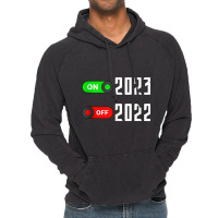 Funny Turn Off 2022 Turn On 2023 Happy New Year Tank Top Vintage Hoodie | Artistshot