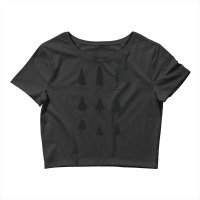 Colorado Conifers X Charcoal Crop Top | Artistshot