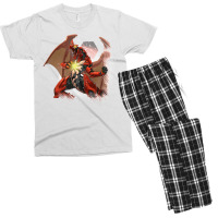 Bakugan Battle Brawlers Ultra Dragonoid Pyrus Hd Kids Green Men's T-shirt Pajama Set | Artistshot