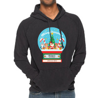 Bismarck North Dakota Usa - Merry Christmas Snowglobe Vintage Hoodie | Artistshot