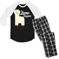 Llama Squad T  Shirt Llama Squad T  Shirt Men's 3/4 Sleeve Pajama Set | Artistshot