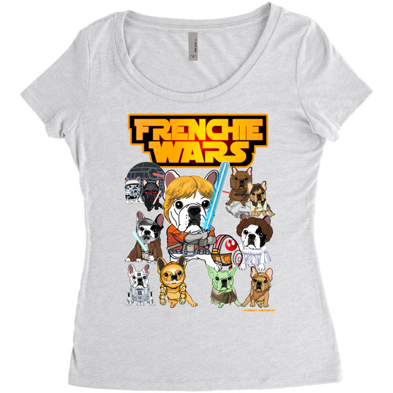 Frenchie Wars   Bulldog   Bulldog Phonecase  Bulldog Gift Women's Triblend Scoop T-shirt by attikuaadhyay | Artistshot