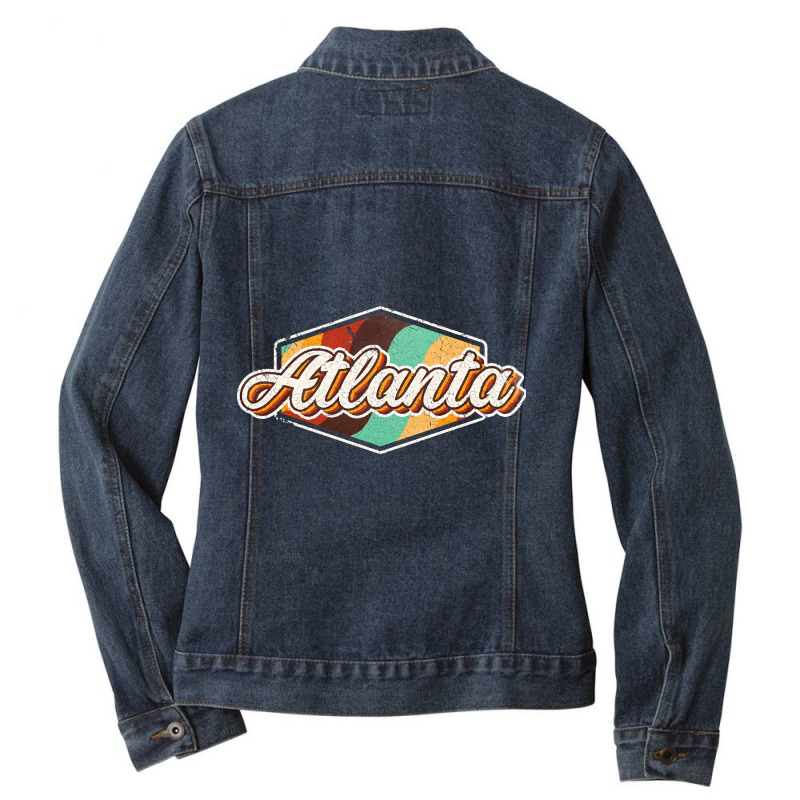 Atlanta City Ladies Denim Jacket by cadetsdebating85 | Artistshot