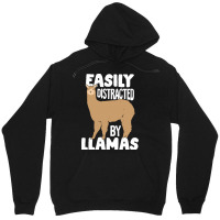 Llama T  Shirt Easily Distracted By Llamas Animal Lover Gift T  Shirt Unisex Hoodie | Artistshot