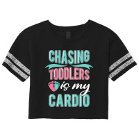 Chasing Toddlers Is My Cardio Nanny Scorecard Crop Tee | Artistshot