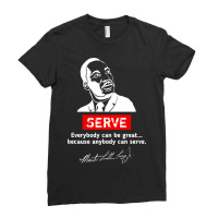 Martin Luther King Jr Day Ladies Fitted T-shirt | Artistshot