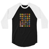 Civilizations Emblems 3/4 Sleeve Shirt | Artistshot