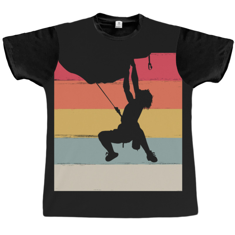 Climber Climbing Bouldering Free Speed Solo Vintage Graphic T-shirt | Artistshot