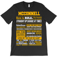 Mcconnell Name Shirt Mcconnell Born To Rule T-shirt | Artistshot