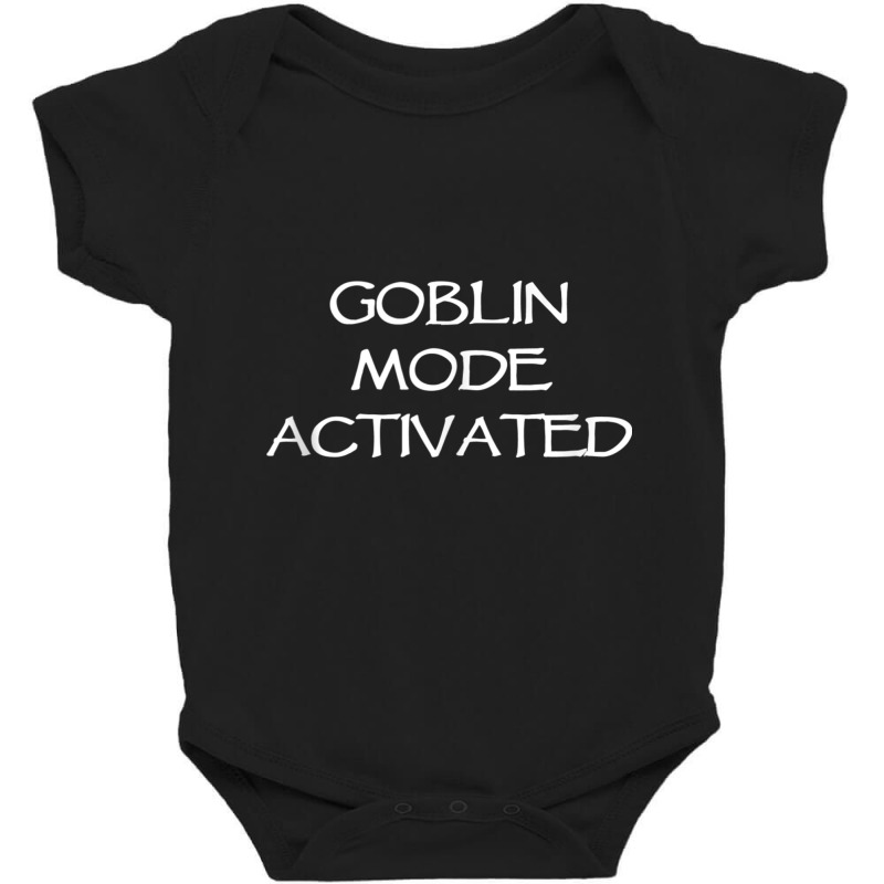 Goblin Mode Activated Funny For Lazy Slob Men Women Adults Tank Top Baby Bodysuit by matheeishilo | Artistshot