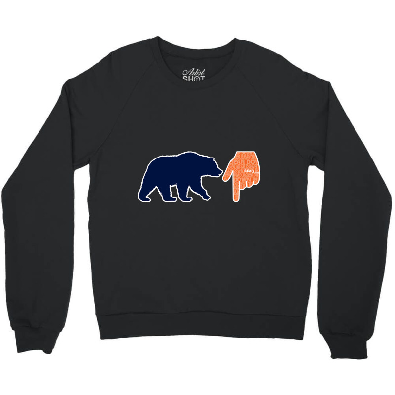 Bear Down Hand Crewneck Sweatshirt by fumbledeafness270 | Artistshot