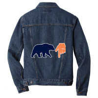 Bear Down Hand Men Denim Jacket | Artistshot