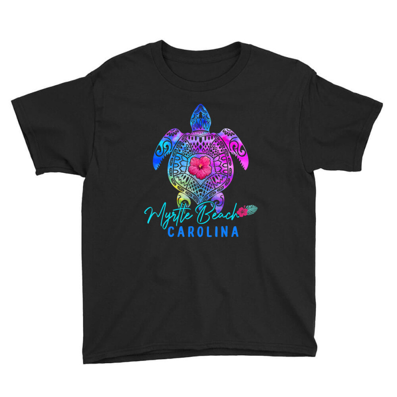 Limited Edition Myrtle Beach Carolina Tie Dye Sea Turtle Vacation 2022 Youth Tee by behindcedar22 | Artistshot