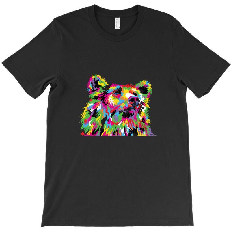 Colorful Dog With Pop Art Style T-shirt | Artistshot