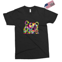 Colorful Dog With Pop Art Style Exclusive T-shirt | Artistshot