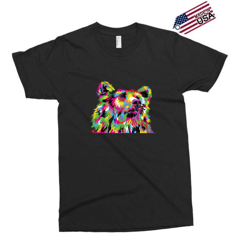 Colorful Dog With Pop Art Style Exclusive T-shirt | Artistshot