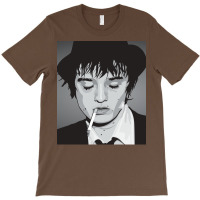 Pete Doherty Smoking Cigarette T-shirt | Artistshot