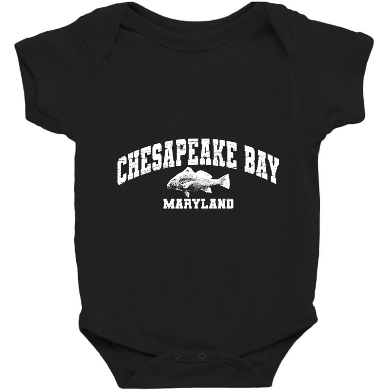 Chesapeake Bay, Maryland Black Drum Baby Bodysuit by sausagefencing57 | Artistshot