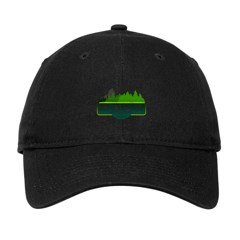 Bitterroot National Forest Mt State, Montana Usa, Nature Landscape Adjustable Cap by Binzdodi | Artistshot